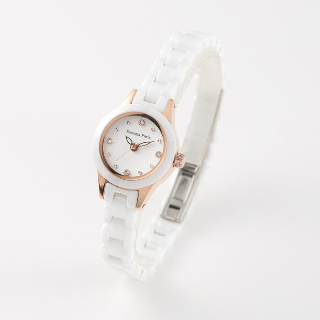 renoma 레노마 미니알 크리스탈 여성 세라믹시계 RE470