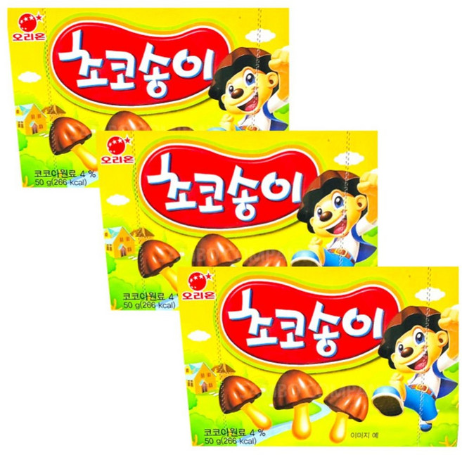 [오리온] 버섯모양 초코송이, 36g, 3개