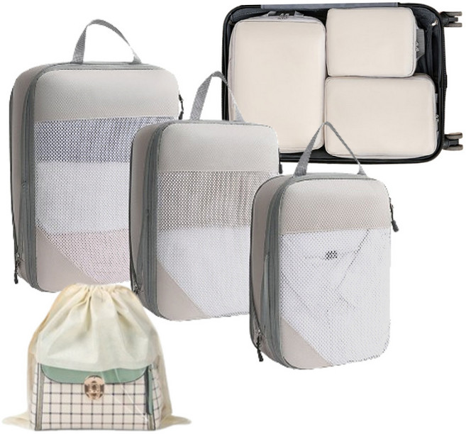 폰박스 여행용 압축 파우치 4종