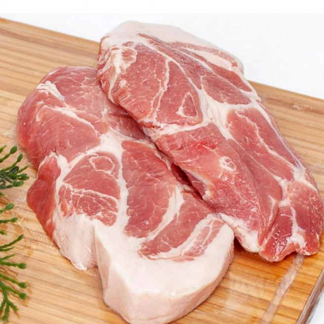 한돈 꼬들목살 목덜미살 숯불용 400g 한돈 목살