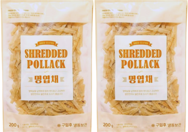청해명가 고소한 명엽채, 2개, 200g