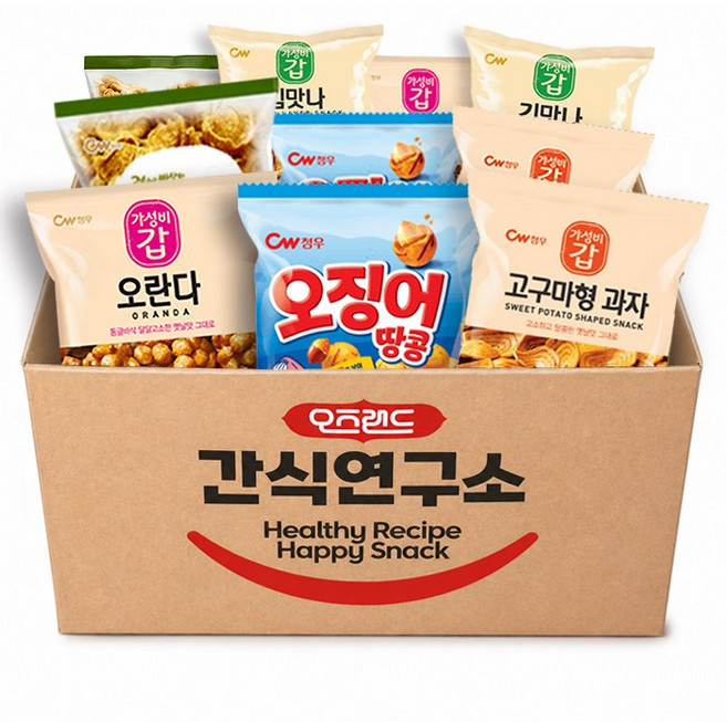 오즈랜드 cw 오란다+고구마형+왕소라+김맛나+오징어땅콩, 1박스, 오란다2+고구마2+소라2+김맛나2+오징어땅콩2