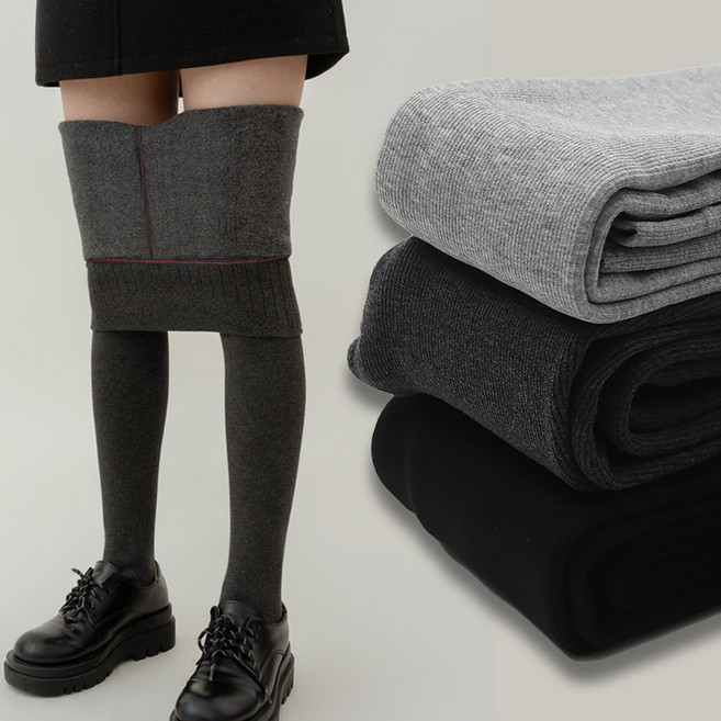 한겨울까지 두툼 양모 융털 기모 타이즈 고리레깅스 겨울타이즈