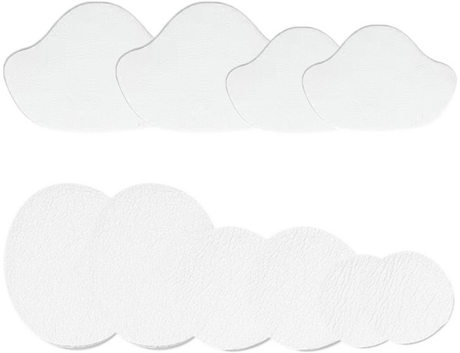 신발 메쉬 수선 6P + 뒤꿈치 패드 4P(총10P), 1개, 화이트