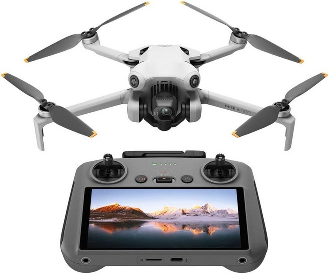 DJI 미니 4 프로DJI RC 2 4K 0.549파운드249g 미만 비행 시간 34분 최대 비디오 전송 거리 20km 전방위 비전 감지 초보자를 위한 드론, Mini 4 Pro (DJI RC