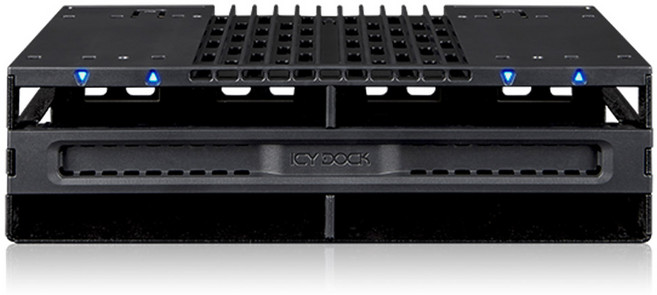 ICY DOCK MB024SP-B 2.5 HDD/SSD 4BAY 가이드 하드랙 정품, 1개