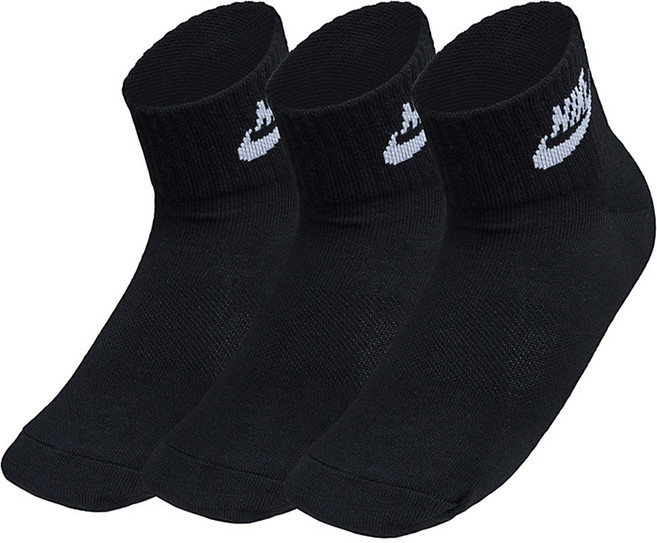 나이키 코리아 매장용 3P 양말 DX5074-010 에브리 에센셜 앵클 삭스