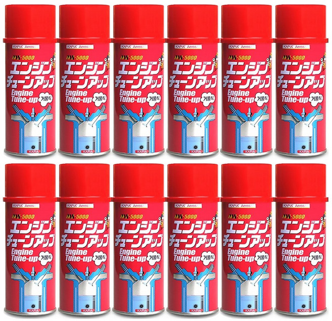 카피아 엔진컨디셔너 거품식 클리너 MX-5000 흡기계통세정제 카브레터크리너, 12개, 390ml