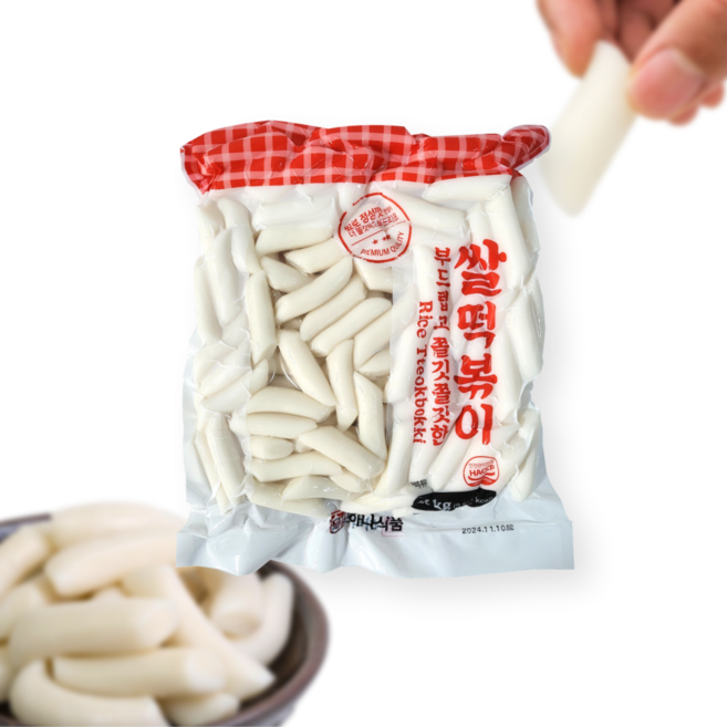 [당일출고] 부드럽고 쫄깃쫄깃한 하나 쌀떡볶이1.5kg 6개들이 분식집 떡볶이용 분식 떡사리, 1박스, 9kg