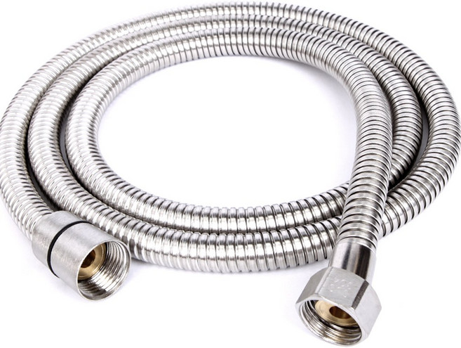 369Living 304 스테인레스 샤워기 샤워 호스 1.5m 2.0m 2.5m, 1개, 실버