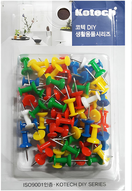 달이커머스 코텍 피스 압정 70p, 1개, 70개입