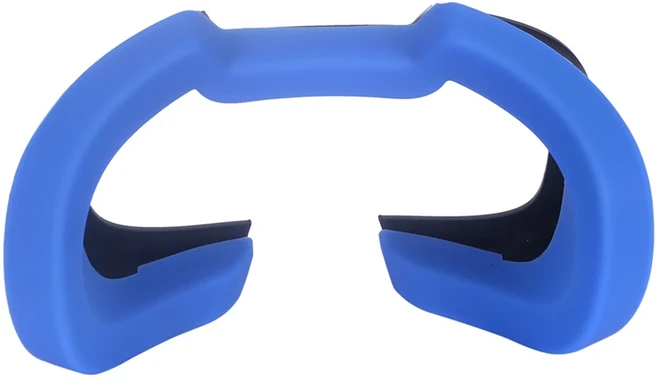 Oculus Rift S VR 헤드셋 액세서리 용 실리콘 통기성 아이 마스크 커버 페이스 패드, 02 파란색