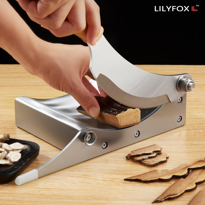 약초작두 약초 약재 스텐 절단기 스텐레스 떡작두 보급형 한약재 나무 쇠, 받침대 추가칼날1개포함, 1개, 기본 색상