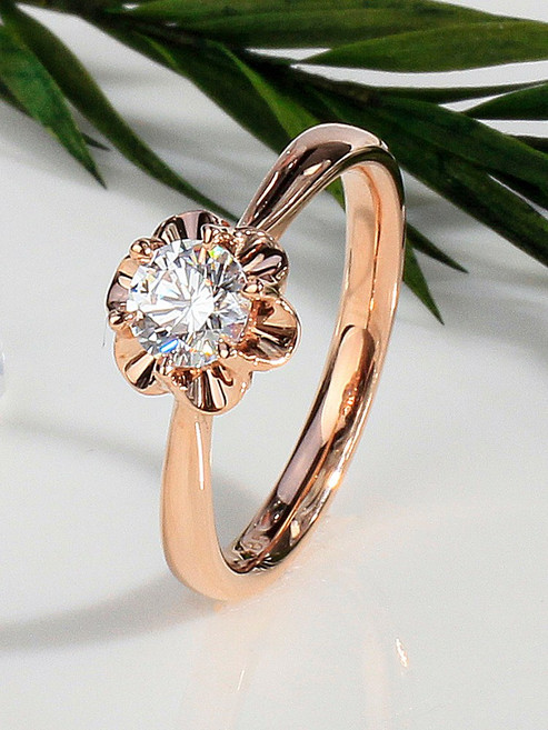 샤밍 3부 다이아 반지 IGI 랩 슈팅스타 프로포즈 결혼 기념일 14K 18K