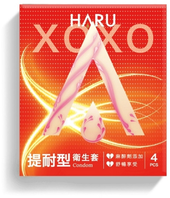 Long Lasting 安全套 持久型, 1個, HARU XOXO．提耐型 4入