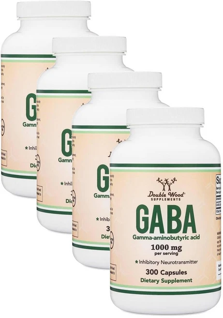 더블우드 가바 1000mg 캡슐 Double Wood GABA, 300정, 4개 - 쿠팡