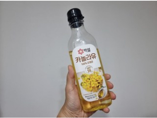 백설 카놀라유, 500ml, 2개