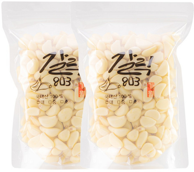 국내산 26년 햇 깐마늘 [갈릭803] 당일생산 창녕 대서마늘, 1개, 2kg(중)
