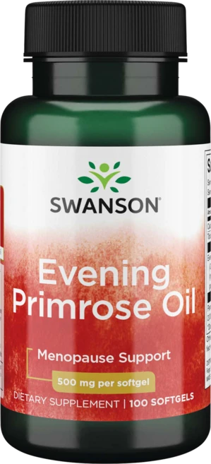 스완슨 이브닝 프림로즈 오일 500mg 소프트젤, 100정, 1개 - 쿠팡