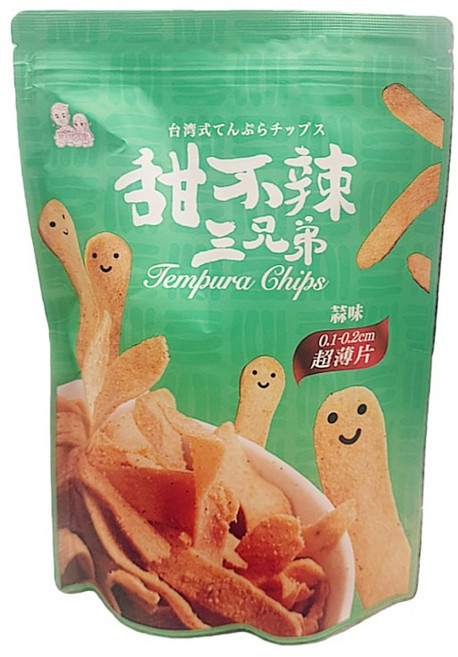 珍寶廚坊 甜不辣三兄弟-蒜逃哥/蒜味-包 純手工製 聚會下酒必備, 100g, 1個