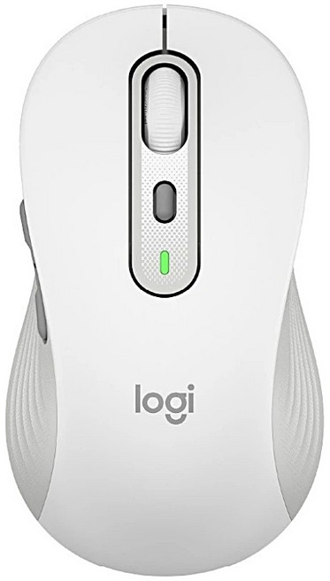 Logitech 羅技 M750L 珍珠白 大手版 無線滑鼠