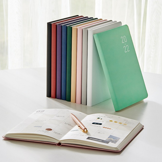 (모니상점) 2022 다이어리 아르디움 위클리 베이직 플래너 2021년 12월부터 일정관리, 블랙바이올렛