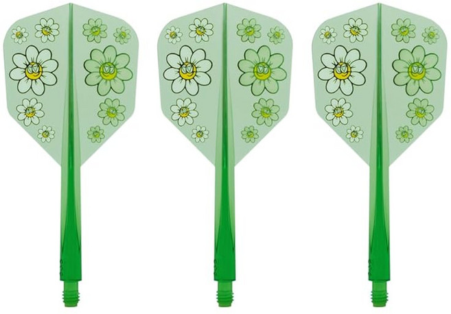 CONDOR AXE 토이 플라워 Small S 클리어 그린 다트 플라이트 콘돌 액스 토이 플라워 타케다 이키 선수 모델