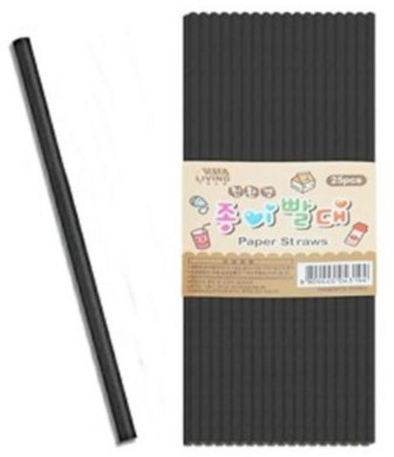 종이빨대 100P 종이스트로우 음료수빨대 일회용/빨대/일회용빨대/1회용빨대/음료빨대/커피빨대/종이빨대/페, 종이빨대 100P 종이스트로우 음료수빨대 일회용/빨대/, 1개