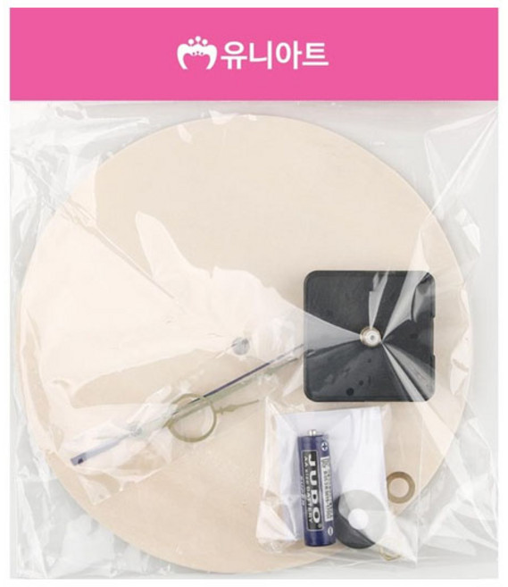 나무시계원형 시계만들기 DIY 만들기재료, 단품