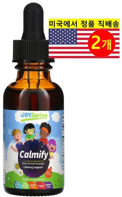 JoySpring 조이스프링 어린이용 수면 관리 카미파이 Calma, 2개, 30ml