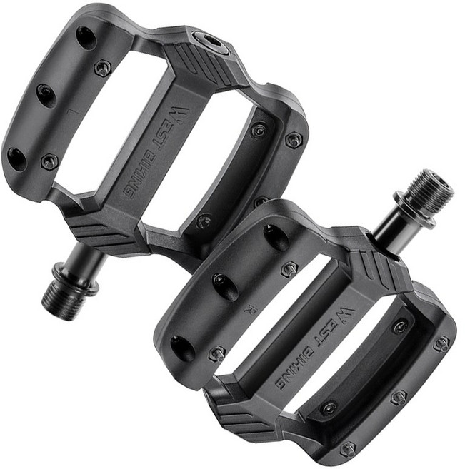 시그니처베이지 자전거 경량 페달 YPZ143, 블랙, 1세트