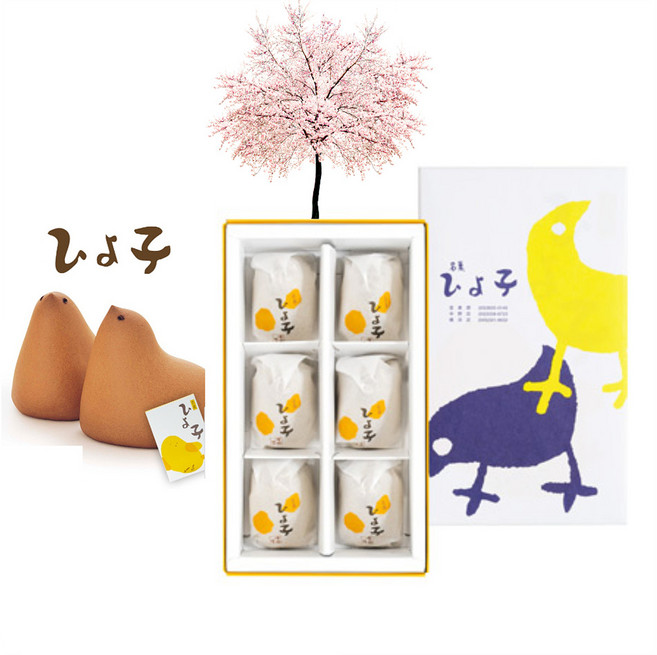 도쿄 히요코 병아리 만쥬 빵 6개입 2팩