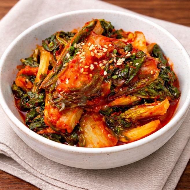 [더본촌] 단골 많은 국산 100% 전라도 얼갈이김치, 1개, 3kg