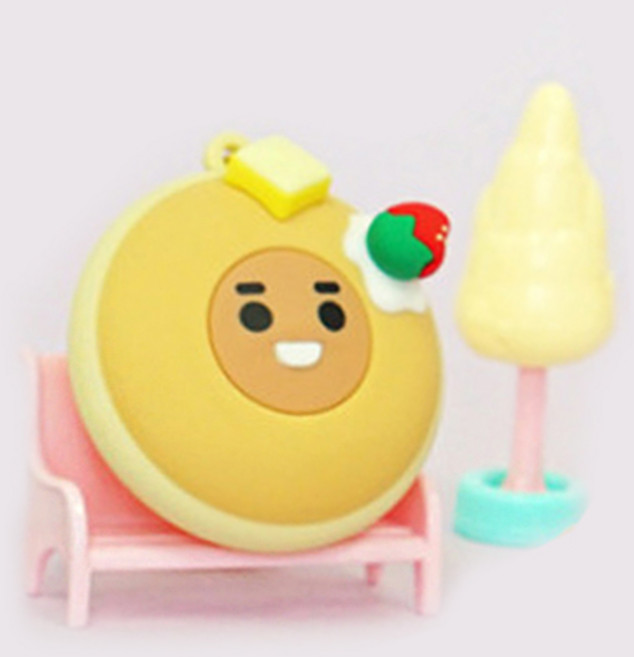 BT21 SWEET THINGS 피규어 키링 캐릭터 굿즈, 1개, 슈키