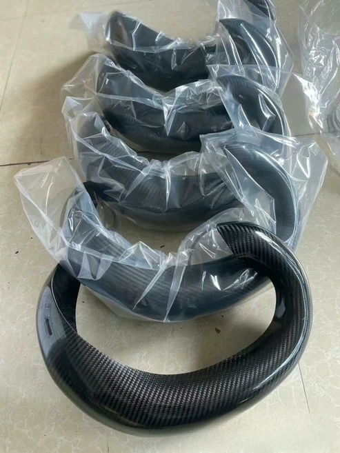 2024 투펀치 배기 헤드 섹션 카본 파이버 보호대 for250/300EXC Husi TE 컨스탄트 쉔 Z300, 01 파란