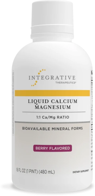 Integrative Therapeutics 인테그라티브 Liquid Calcium Magnesium 1:1 Cal/Mag Ratio - Berry Flavored 16 oz, 16oz, 1개 - 쿠팡