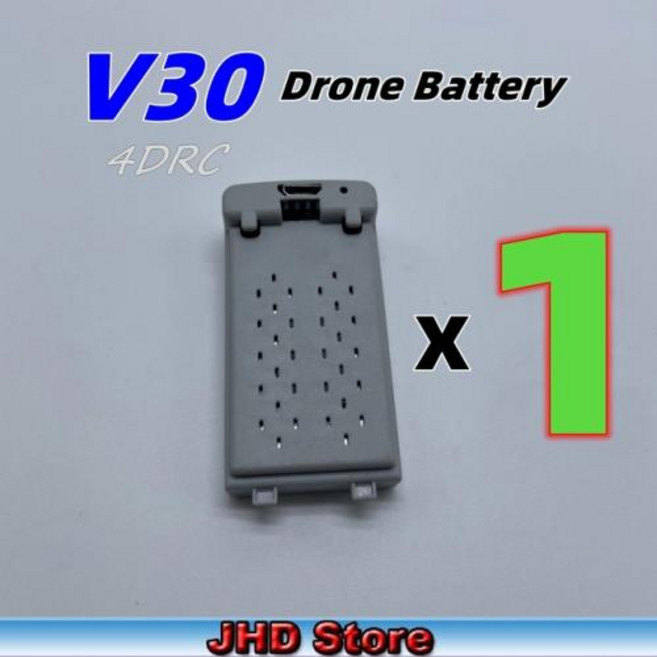JHD 4DRC V30 미니 드론 배터리 3.7V 1000mAh 4D-V30 배터리 V30 배터리 도매, 02 V30 Grey 1 PCS_01 CHINA, 8) V30 Grey 1 PCS