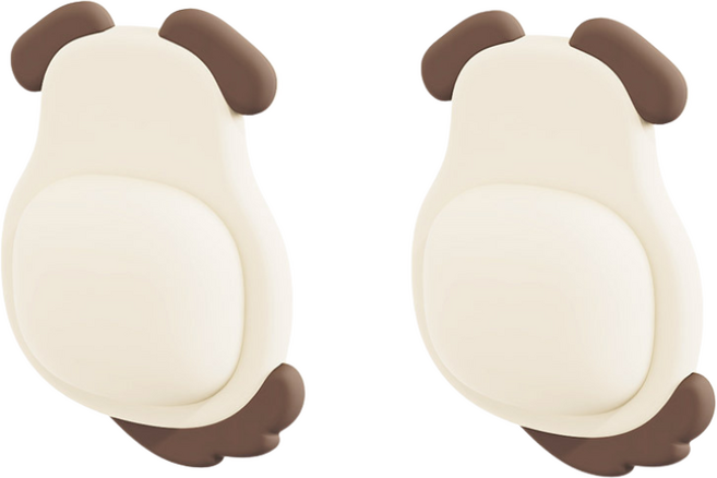 방문스크래치 세탁기 벽손상 건조기 문콕 소음 충격방지 Minimal 벽면도어쿠션 1+1, 강아지 1+1