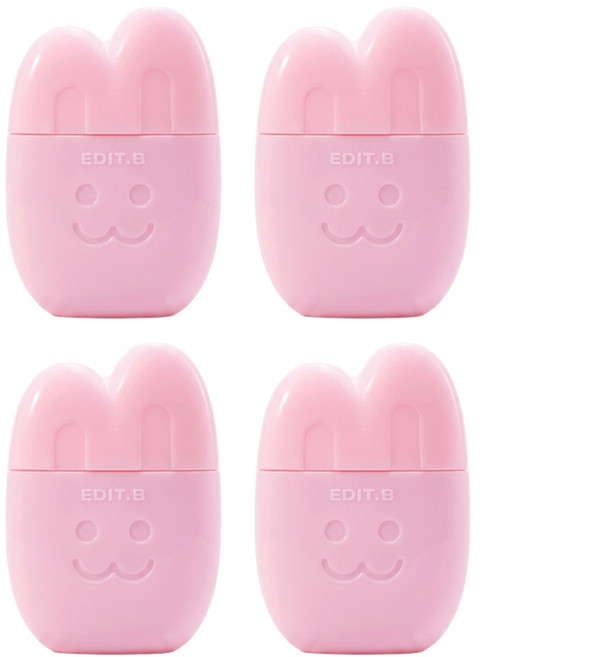 1호 핑크 에딧비 베어버니 톤 필터 선크림 30 ml, 4개, 30ml