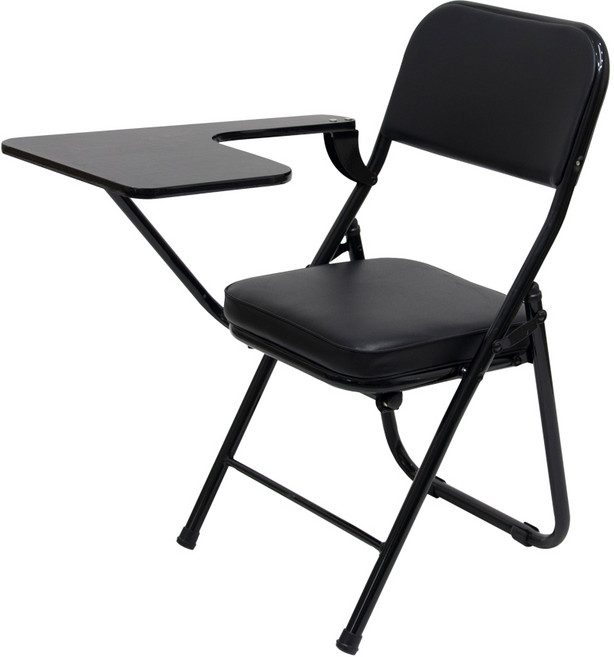 RM디자인 블랙 강의용 사무용 책상 교회 수강용 학원 접는 접이식 의자