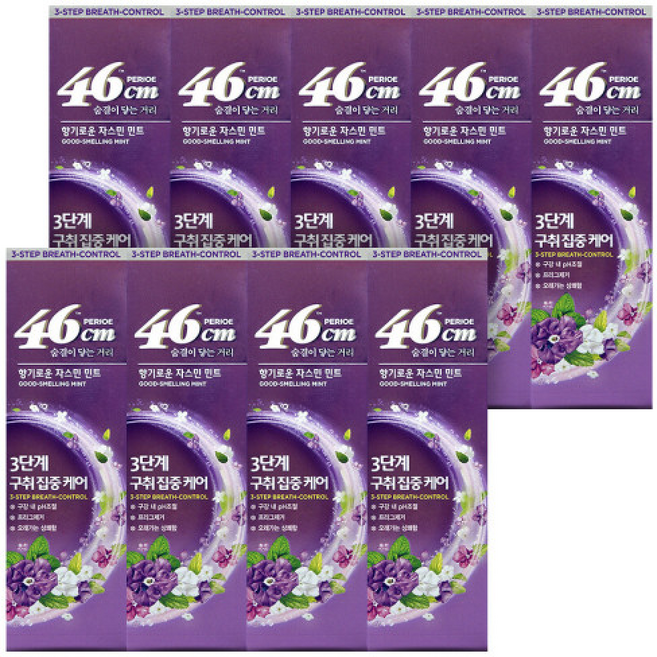 페리오 46cm 굿스멜링 민트 치약, 100g, 9개