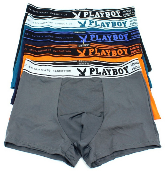 PLAYBOY 드로즈 남자팬티 5장세트 편안한 팬티