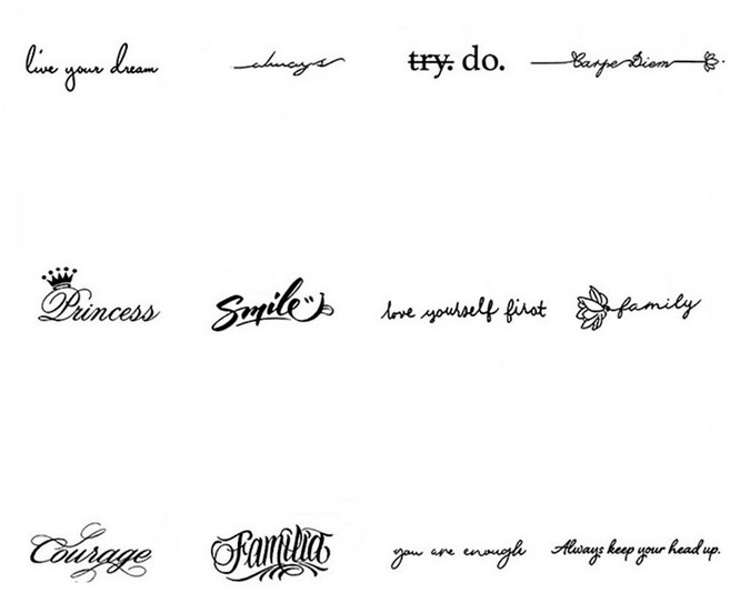 케이엠 타투 스티커 셀프 인스턴트 헤나 문신, 1세트, 타투색 10번