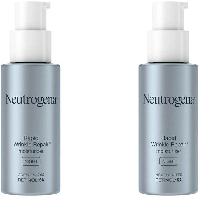 (미국직배) 뉴트로지나 래피드 링클 리페어 나이트 모이스처 크림 29ml 2개 Neutrogena Rapid Wrinkle - 쿠팡