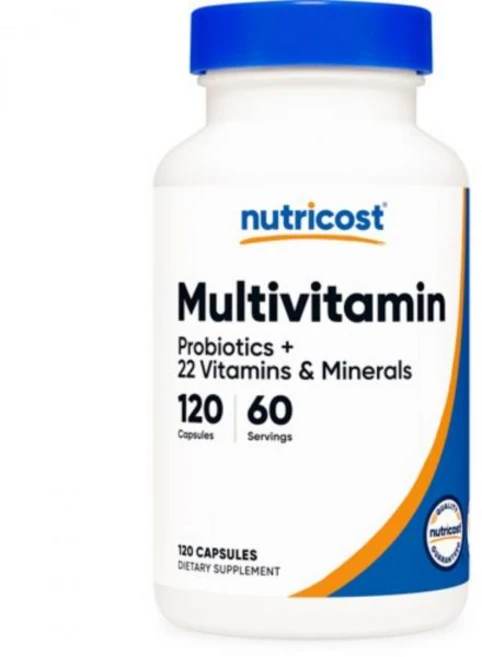 Nutricost 뉴트리코스트 멀티비타민 120 캡슐 종합비타민 영양제, 1개, 120정 - 쿠팡