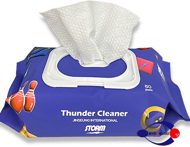 [마이볼링] 스톰 썬더 클리너(캡형) 60매, 1개