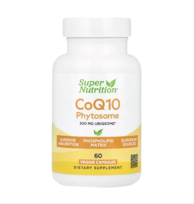 수퍼뉴트리션 CoQ10 피토솜 300mg 식물성 캡슐 60정, 1팩 - 쿠팡