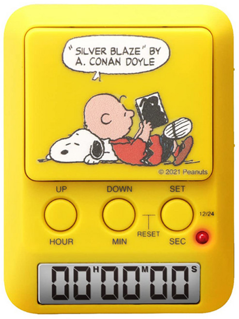 dretec 드리텍 T-590 피넛츠 스누피 학습 공부 타이머 타이머시계 디지털타이머, 그린, 1개