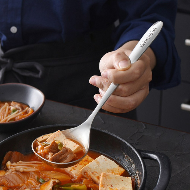 키친아트 미니국자 스텐 작은 소스 국자, 1개