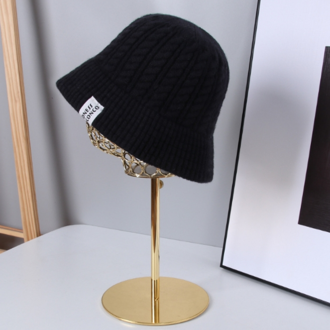 씨엔와우 패션 와이드 니트 벙거지 버킷햇 비니 모자